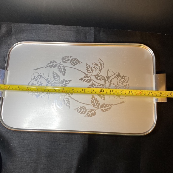 Vintage Aluminum Serving Tray - Picture 10 of 11